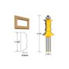 1/2 Shank Mitered Door Molding & Chair Rail Router Bit